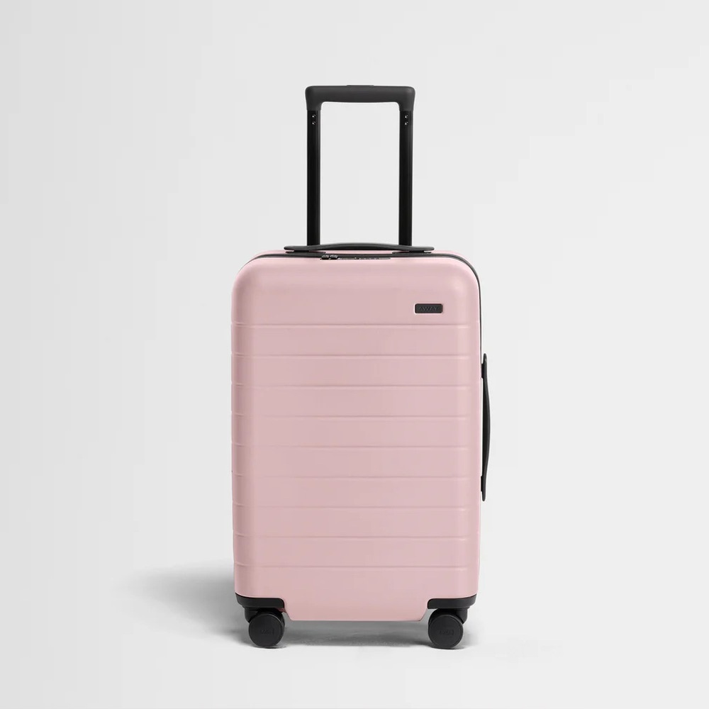 Pink Hardshell Carry On Away Suitcase